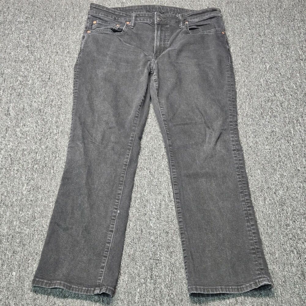 American Eagle AirFlex Jeans Mens 34x30 Black Stretch Original Fit Denim Pants